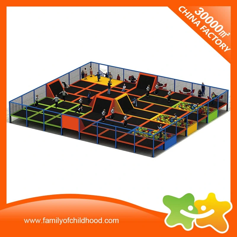 Children Amusement Trampoline Indoor Park Big Trampoline with Net