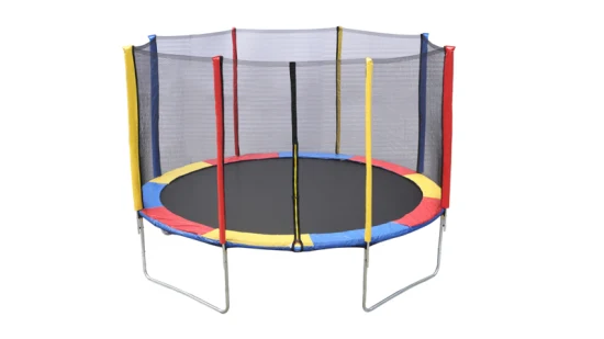 Professionelles Outdoor-Rundtrampolin für Erwachsene und Kinder mit Zelt