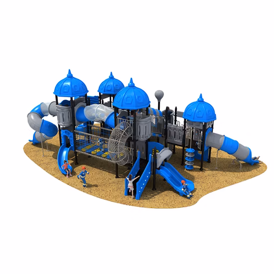 Moderner und beliebter Outdoor-Kinderspielplatz wie ein Märchenschloss zu verkaufen