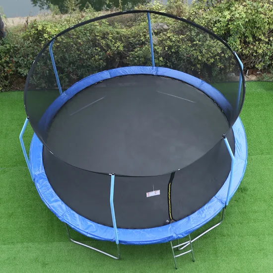 Outdoor-Trampolin, rund, günstig, groß, 6 Fuß, 8 Fuß, 10 Fuß, 12 Fuß, 13 Fuß, 14 Fuß, 15 Fuß, 16 Fuß, Outdoor-Trampolinpark mit Sicherheitsnetz